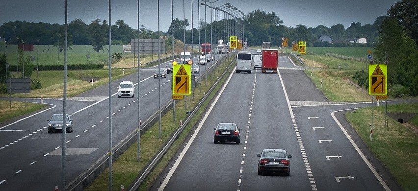 Autostrada A4, węzeł Brzezimierz. Zdjęcie ilustracyjne.