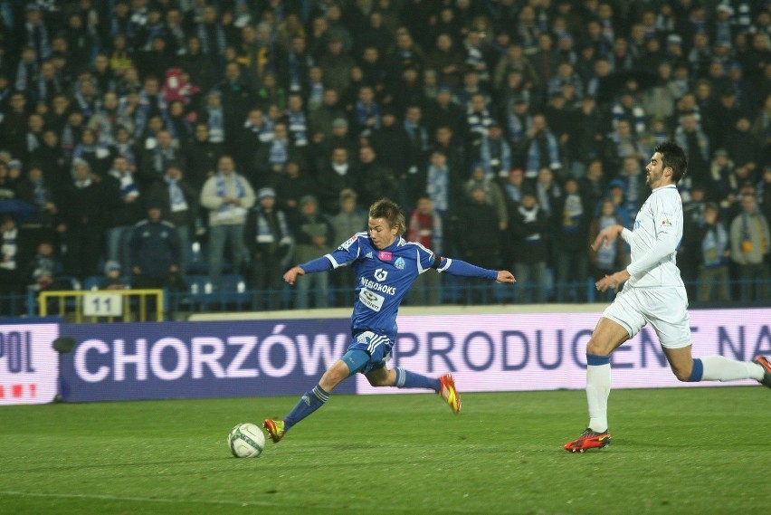 Ruch Chorzów - Zawisza Bydgoszcz 1:0 [RELACJA, ZDJĘCIA] Niebiescy wygrali dla Gerarda Cieślika