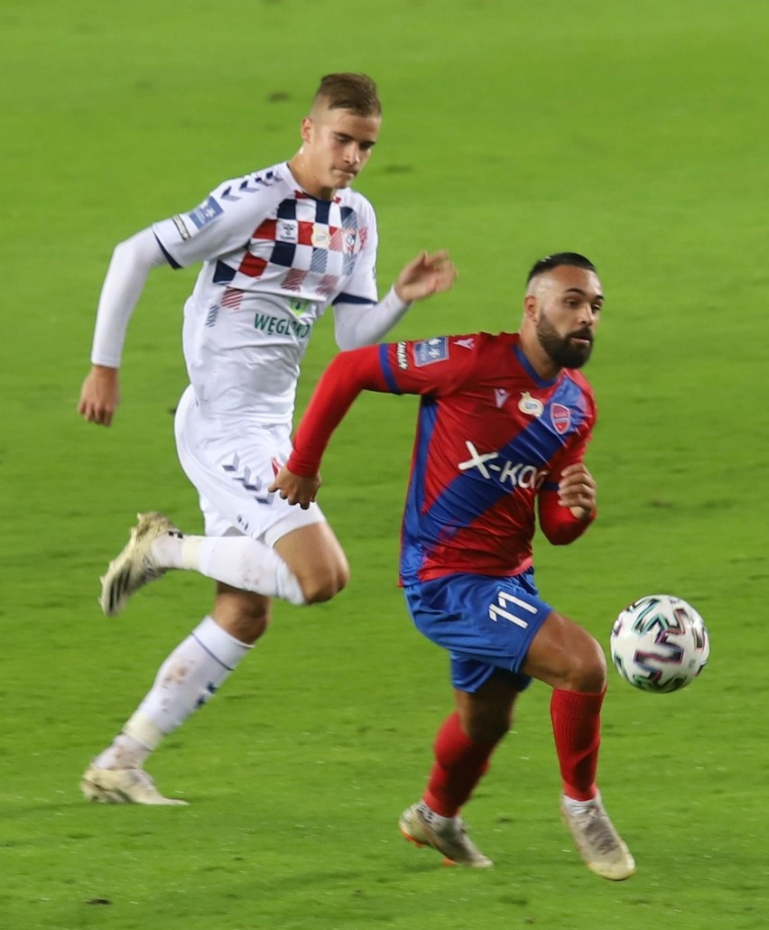 Mecz Górnik Zabrze - Raków Częstochowa 1:3