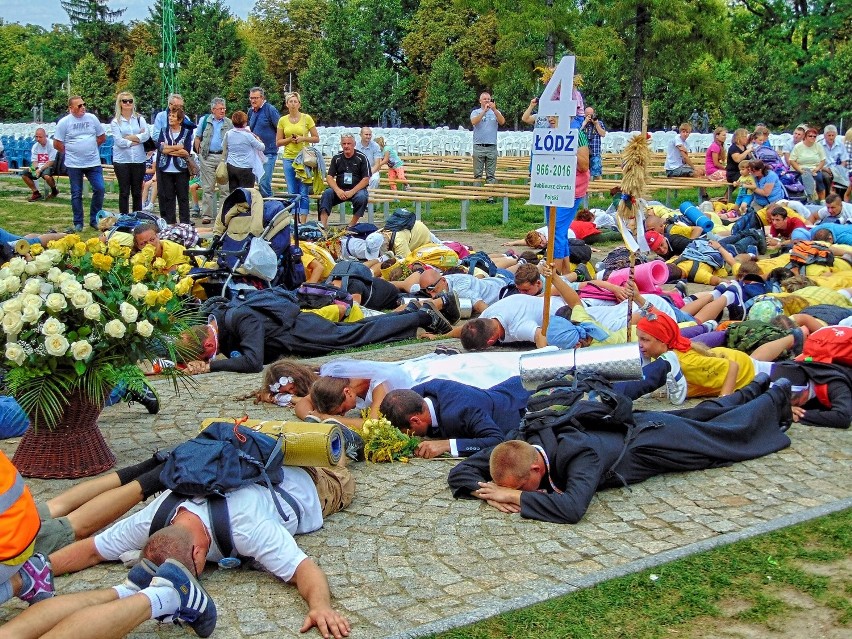 Pielgrzymka Łódzka 2016. Pielgrzymi z Łodzi na Jasnej Górze