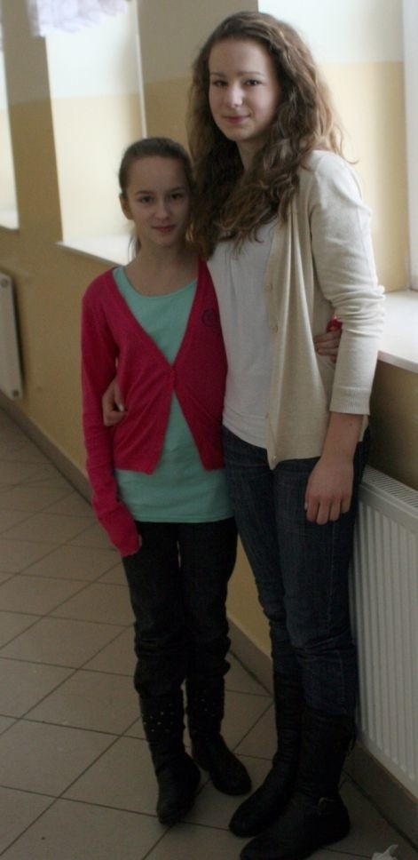 Siostry Alicja i Martyna Byrka z Nowej Dęby polubiły siatkówkę i taniec.