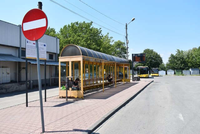Przystanek autobusowy w Olkuszu (zdjęcie poglądowe)
