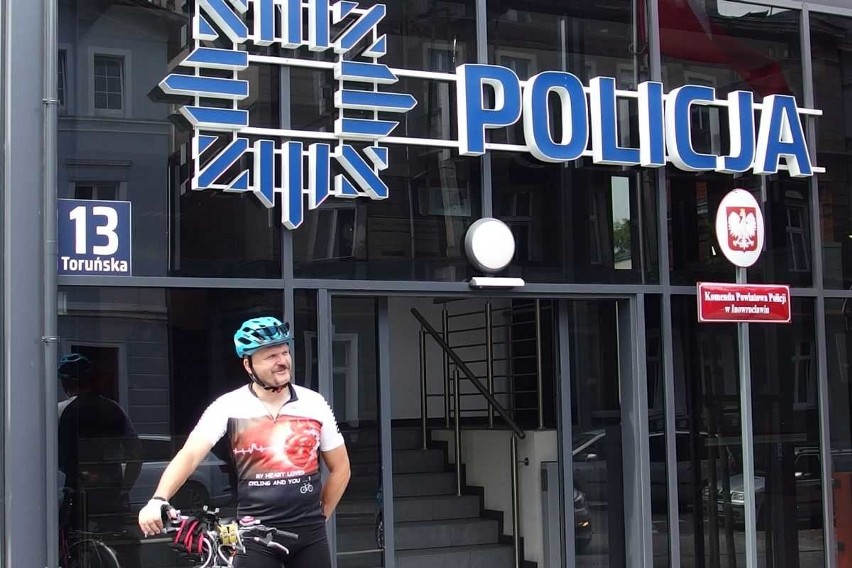Policjant z Inowrocławia wziął udział w charytatywnej...