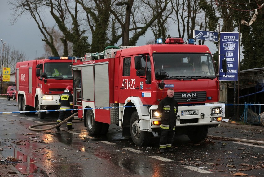 W Osinowie Dolnym eksplodowało stoisko z fajerwerkami