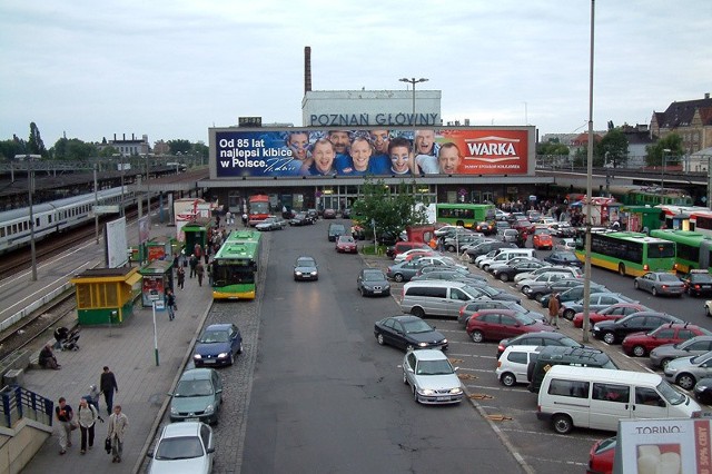 Dworzec kolejowy Poznań Główny.