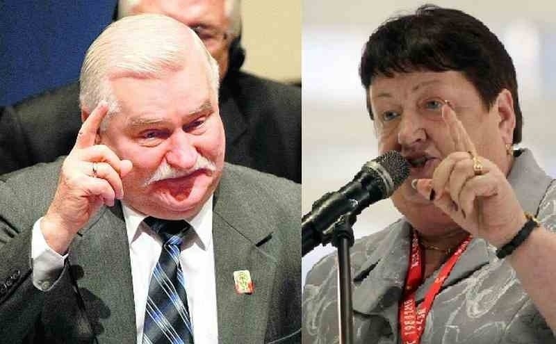 Wałęsa o Krzywonos: "Nie ma mózgu". Spór o przywódcę strajku w 1980 r. coraz ostrzejszy