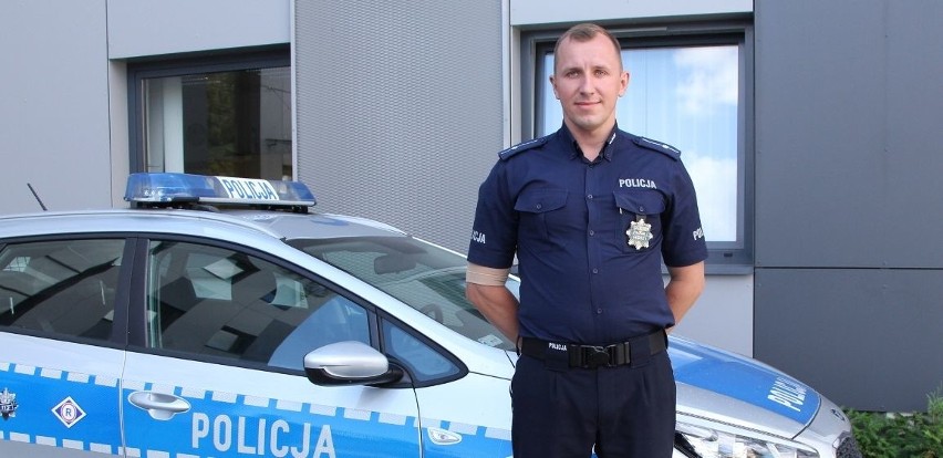 Oficer prasowy tucholskiego komendanta policji zatrzymał po służbie złodzieja