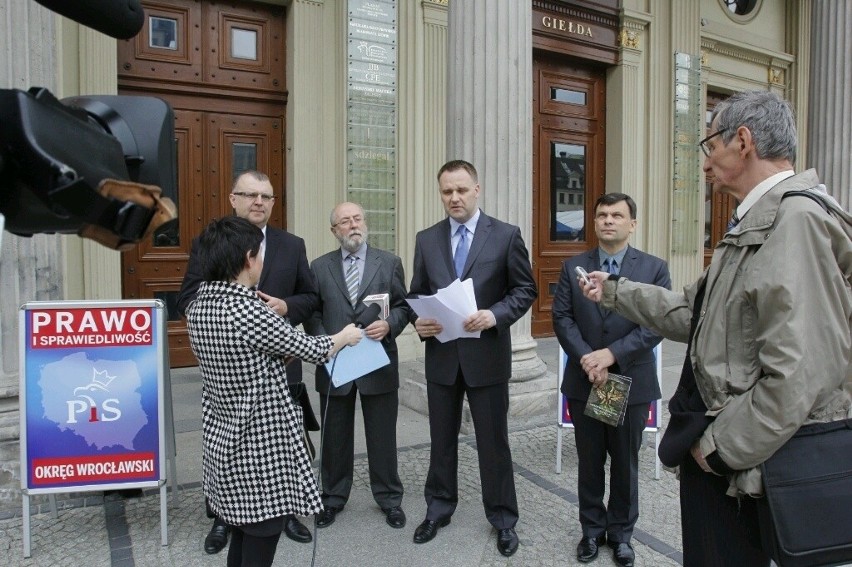 Wrocław: PiS popiera protest Solidarności i chce bronić pracowników TVP (ZDJĘCIA)