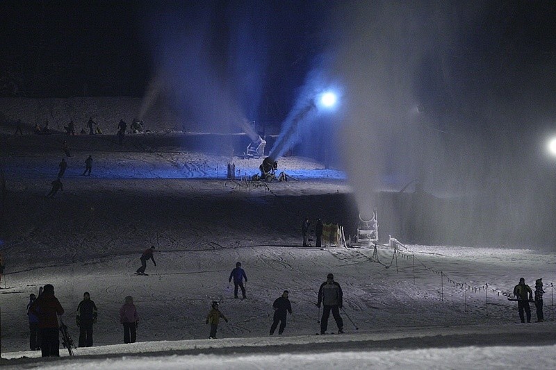 Stok narciarski na Stadionie w Kielcach