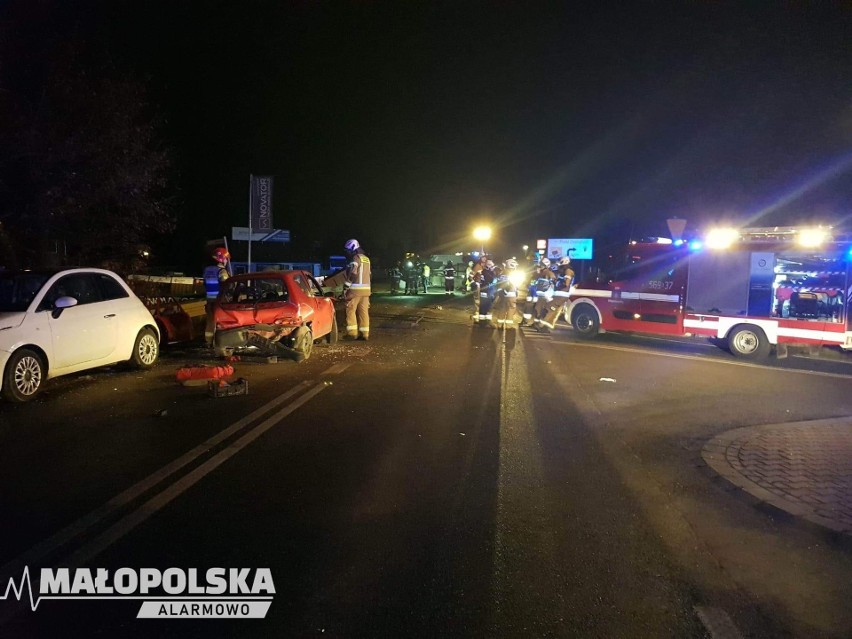 Poważny wypadek na DK 75 w Niepołomicach. Na ulicy Brzeskiej...