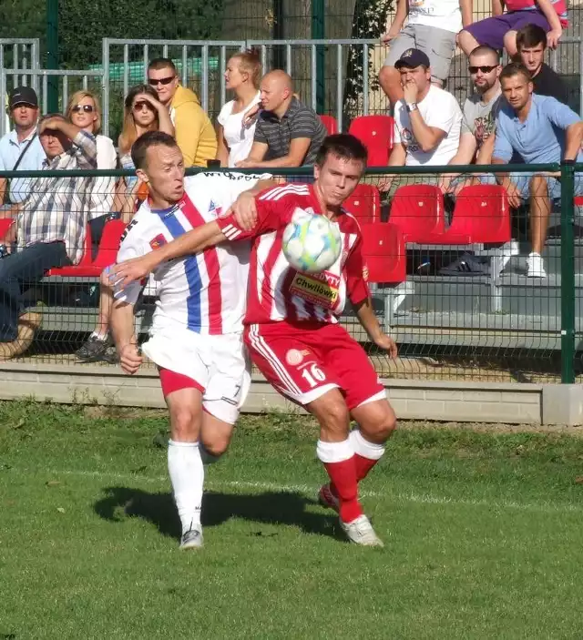 Adrian Stanek (z prawej) postanowił zostać policjantem