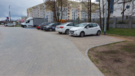 Parking przy cerkwi św. Jerzego w Białymstoku
