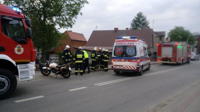 Wypadek motocyklisty w Kędzierzynie-Koźlu.