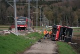 Tragiczny wypadek w Szwajcarii. Wykoleiły się dwa pociągi, wiele osób jest rannych