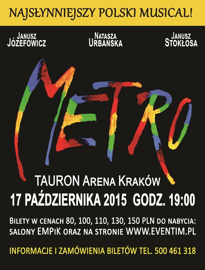 Ogromne widowisko w Tauron Arena Kraków! Musical „METRO”