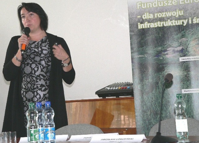 Aleksandra Malarz z Ministerstwa Środowiska mówiła podczas buskiej konferencji o realizacji Programu Operacyjnego Infrastruktura i Środowisko.