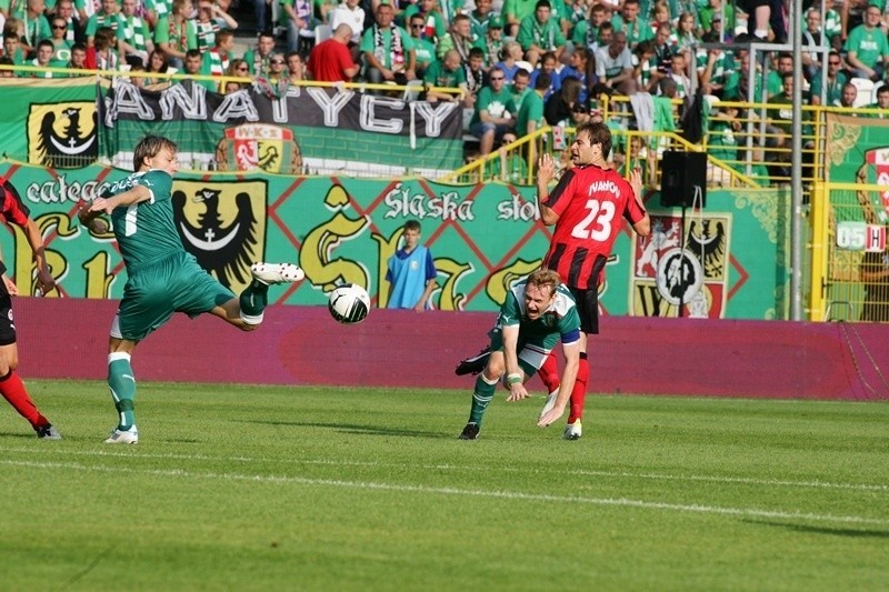 Śląsk-Lokomotiv: Tym razem się nie udało (ZOBACZ ZDJĘCIA)