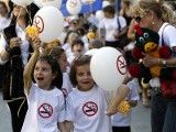 Przedszkolaki protestowały przeciw paleniu papierosów (zdjęcia, wideo)