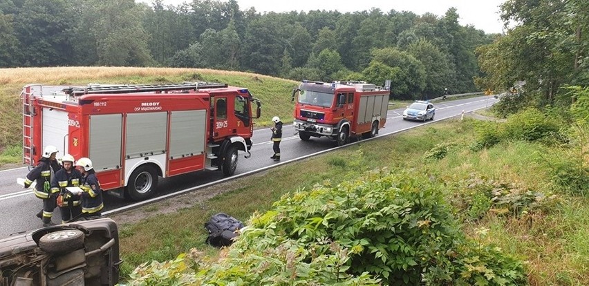 Do groźnie wyglądającego wypadku doszło dziś (21 lipca) na...