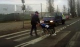 Krok od tragedii na przejściu dla pieszych w Bydgoszczy [wideo]