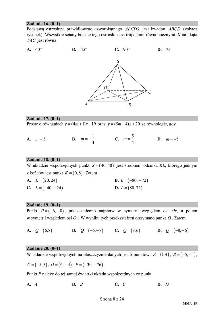 Matura poprawkowa matematyka 2019 - arkusz PDF CKE. Czy...