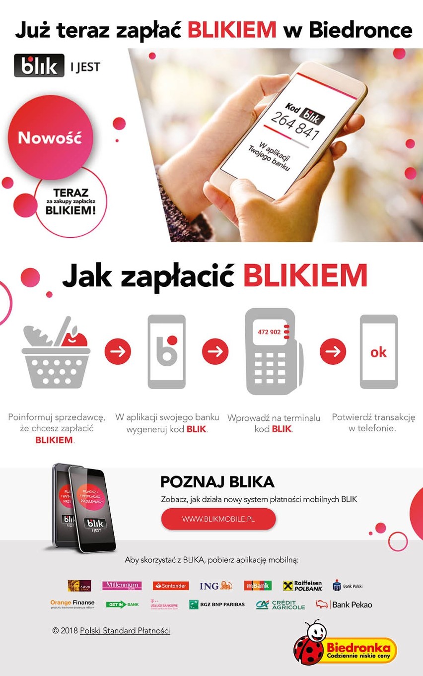 Za zakupy w Biedronce zapłacisz korzystając z telefonu