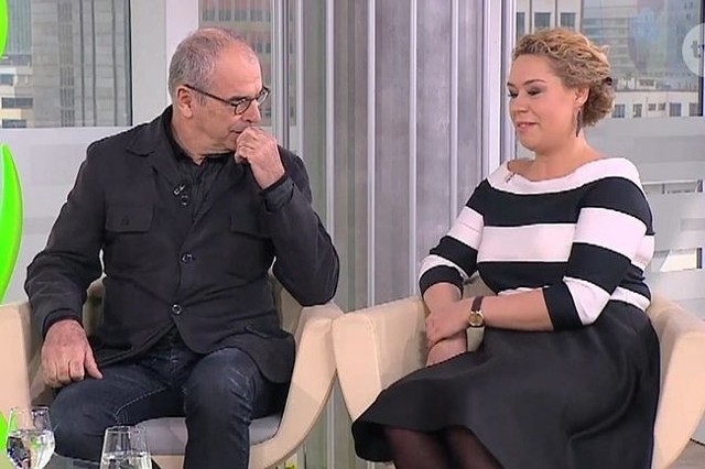 Sławomir Idziak i Anna Trzebiatowska (fot. Dzień Dobry TVN/x-news)