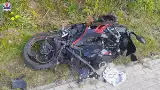 Śmiertelny wypadek motocyklisty. Zderzył się z Toyotą