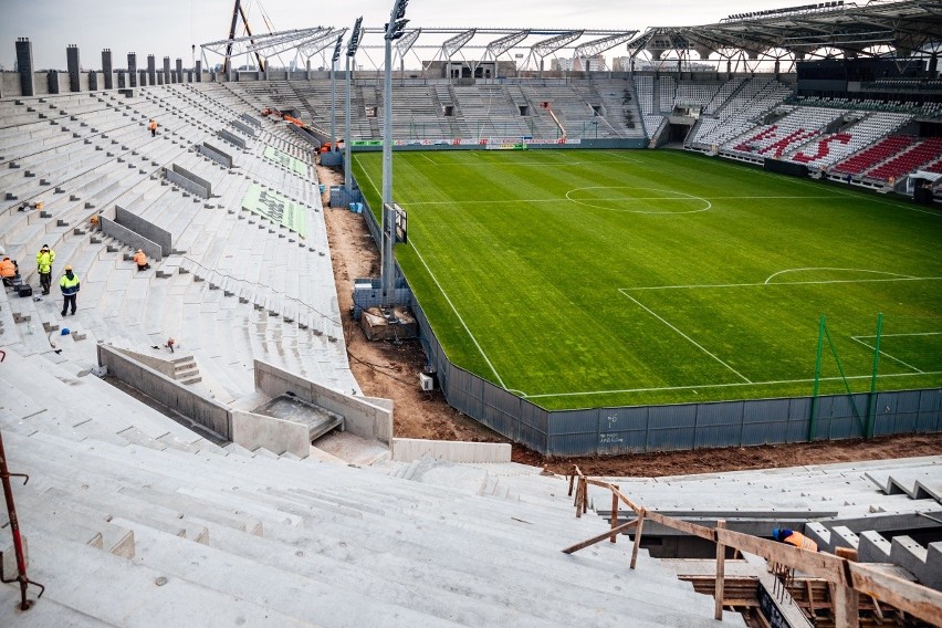 Zobaczcie, jak powstaje stadion ŁKS. Tego jeszcze nie widzieliście. Najnowsze ZDJĘCIA