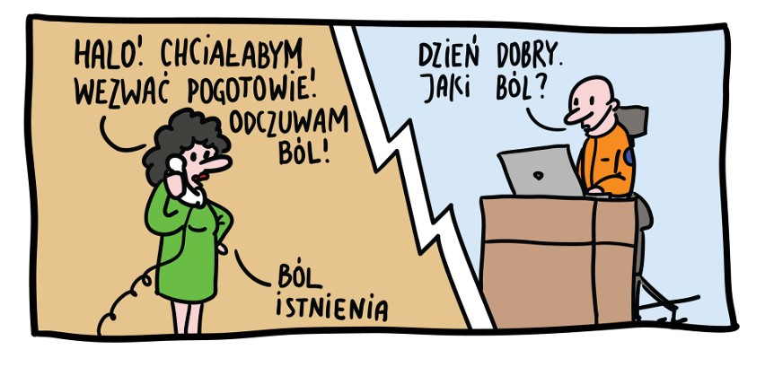 Grafiki Tomasza Panka dla Wojewódzkiej Stacji Pogotowia...