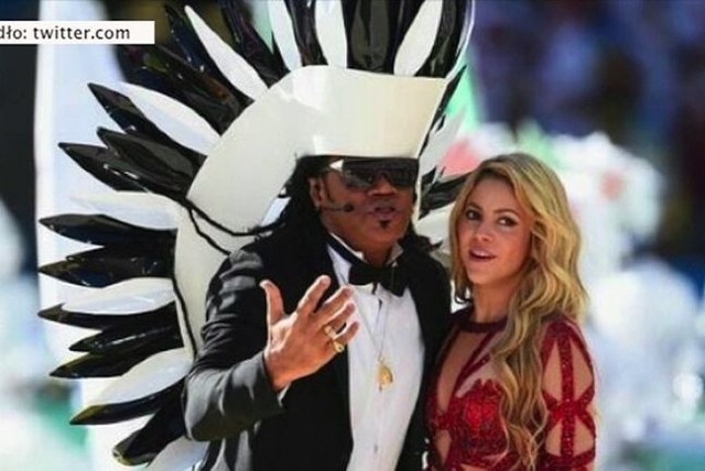 Shakira i Carlinhos Brown (fot. Agencja TVN/x-news)