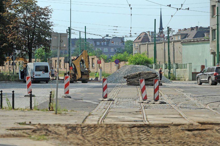MPK Poznań remontuje torowisko na ulicy Zwierzynieckiej