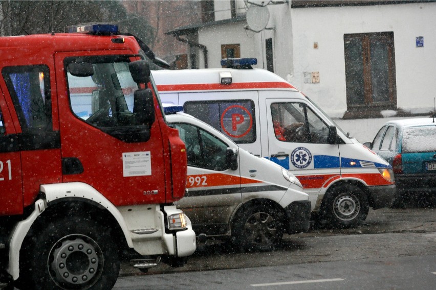 Pożar w Piekarach Śląskich. Jedna osoba w szpitalu