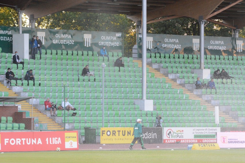 Olimpia Grudziądz w pierwszym meczu po przerwie spowodowanej...