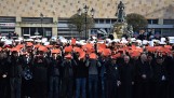 GORZÓW WLKP. Tysiąc uczniów na Starym Rynku. Śpiewali hymn Polski