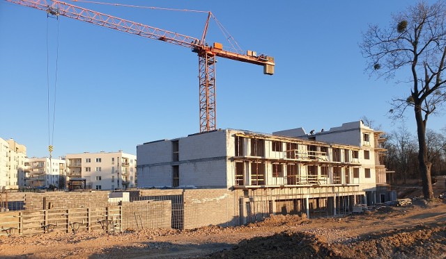 Powstały już pierwsze kondygnacje dziewiątego budynku na osiedlu Reduta Nowe Podolany