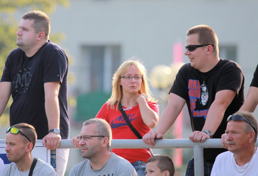 Kibice na meczu Raków Częstochowa - Zagłębie Sosnowiec