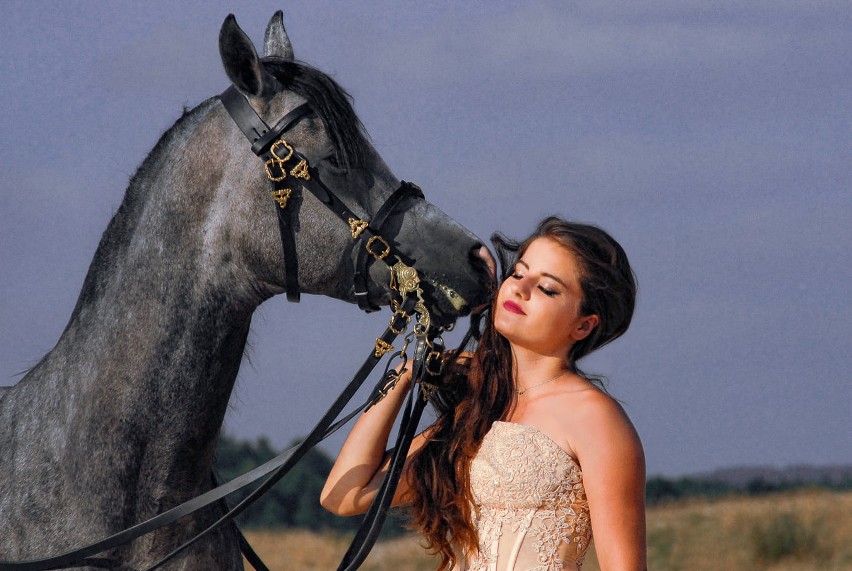 Jędrzejowianka Oliwia Kowal i jej koń arabski Elgoriusz...