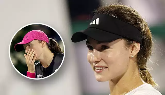 Iga Świątek zła, a Anna Kalińska szczęśliwa po półfinale turnieju WTA 1000 w Dubaju (Zjednoczone Emiraty Arabskie)
