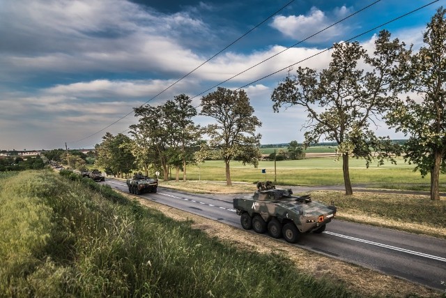 Sprzęt wojskowy będzie poruszał się przez cały maj