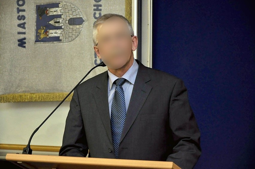 Wiceprezydent Mirosław S. w chwili zatrzymania przez policję...