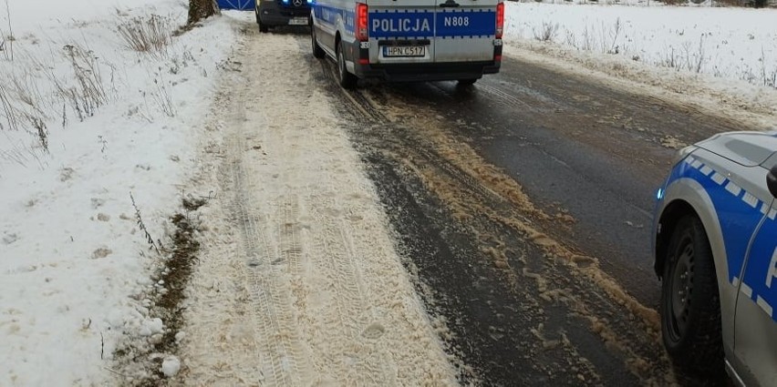 Śmiertelny wypadek w miejscowości Borzęcinko. Kierowca zginął na miejscu