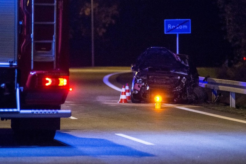 Wypadek na obwodnicy południowej Radomia.