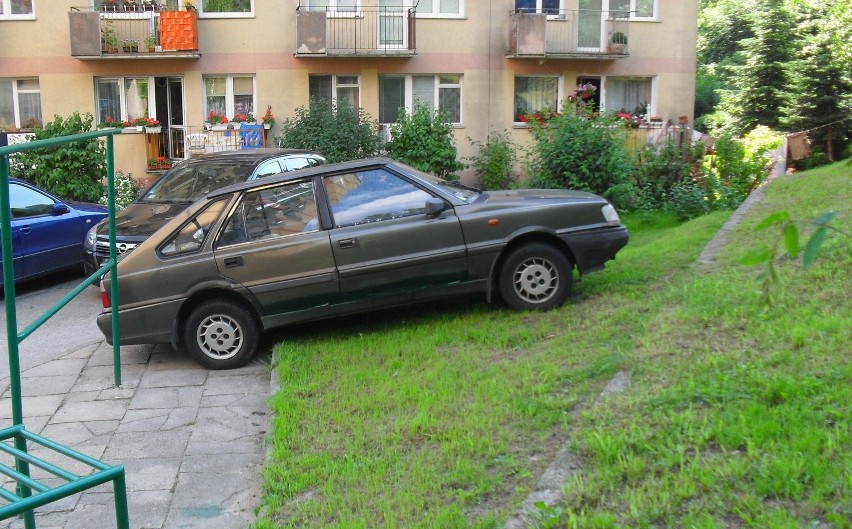 Najgorzej zaparkowane samochody