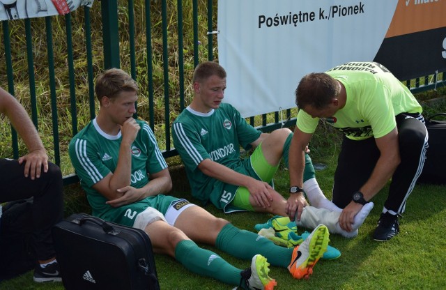 Michał Grudniewski (z lewej) i Mateusz Spychała, mają być gotowi do gry na pierwszy mecz ligowy, 30 lipca.