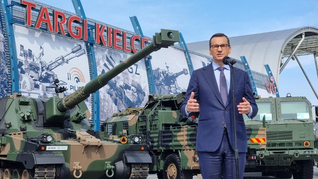 Premier Mateusz Morawiecki w Targach Kielce