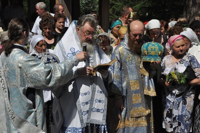 Liturgię Świętą celebrował metropolita Sawa, zwierzchnik cerkwi prawosławnej w Polsce