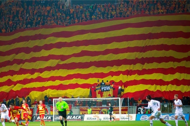 Jagiellonia Białystok - GKS Bełchatów 0:1. Zapłacili za wojnę w Poznaniu (zdjęcia, wideo)