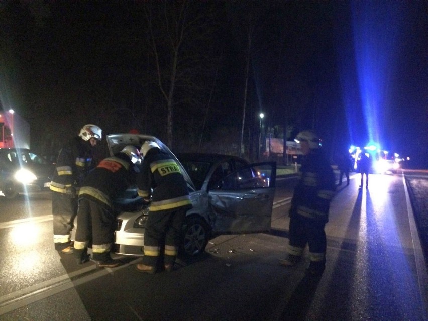 Wypadek na DK 19 przy Zajeździe Leśny w Czarnej...