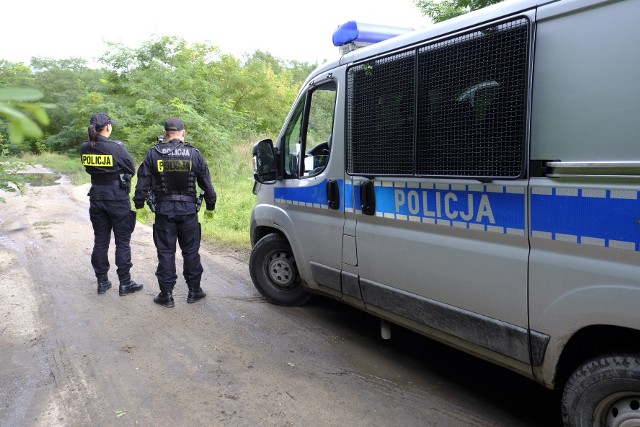 Miejsce znalezienia zwłok zabezpieczyła policja